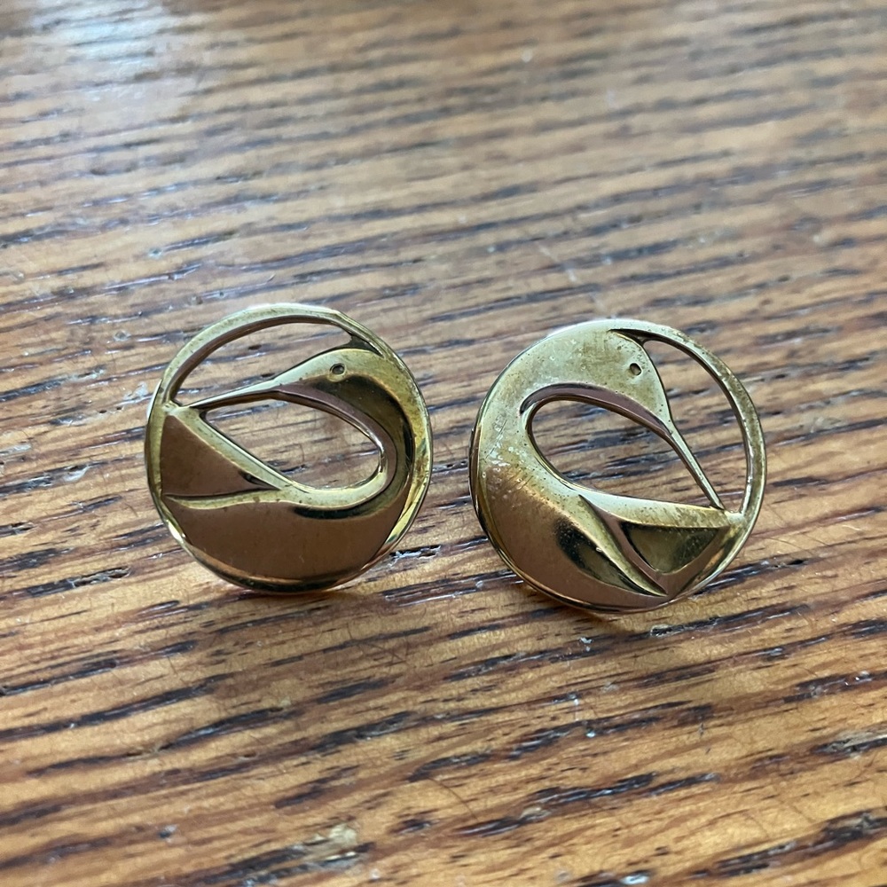 Kenneth Kantra loon earrings